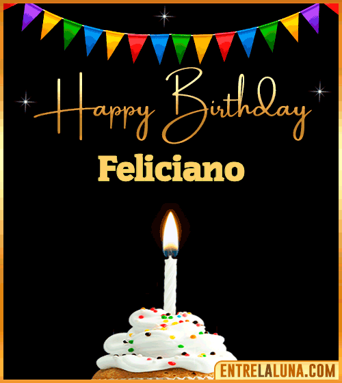 GiF Happy Birthday Feliciano